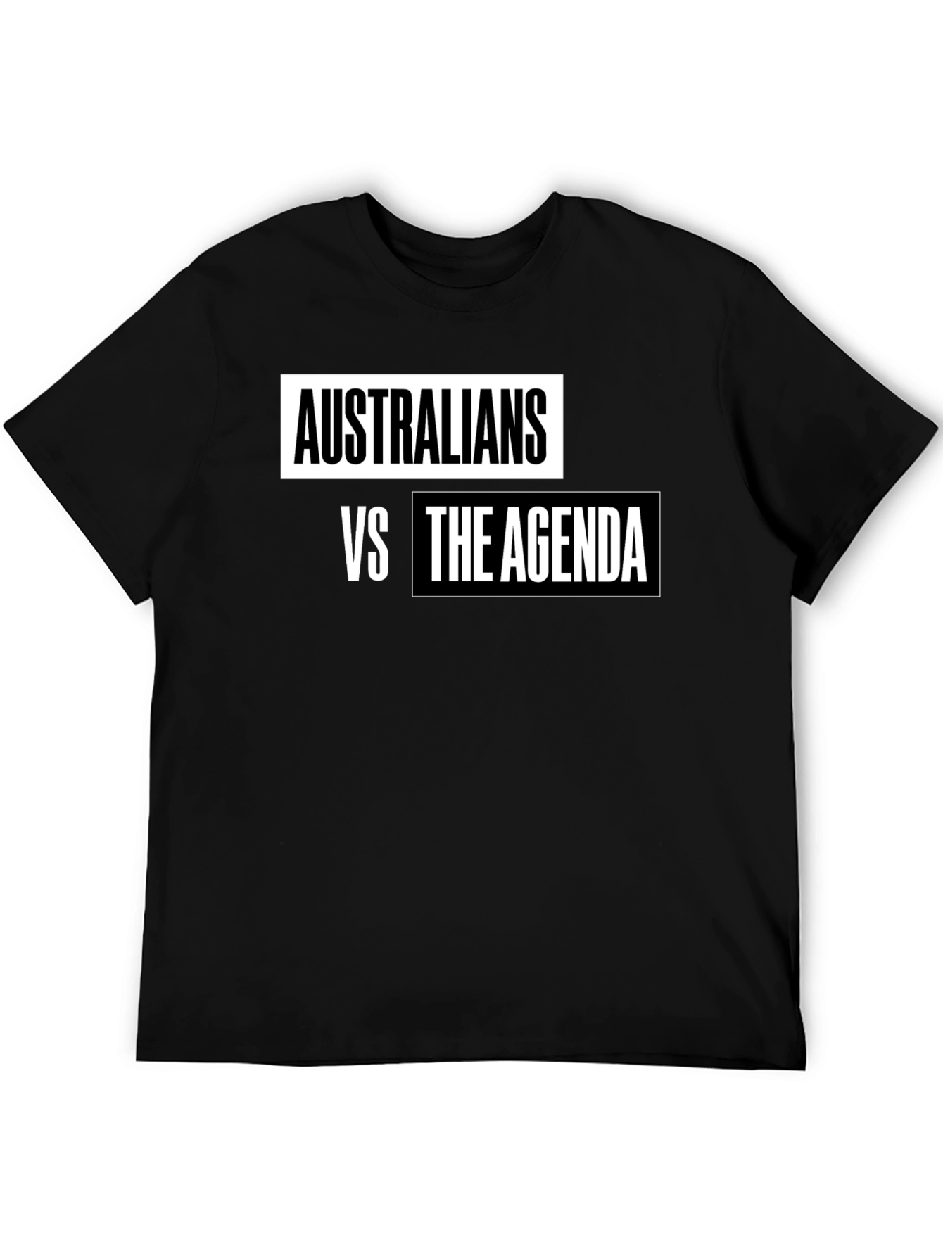 Australians vs The Agenda T-Shirt - Black