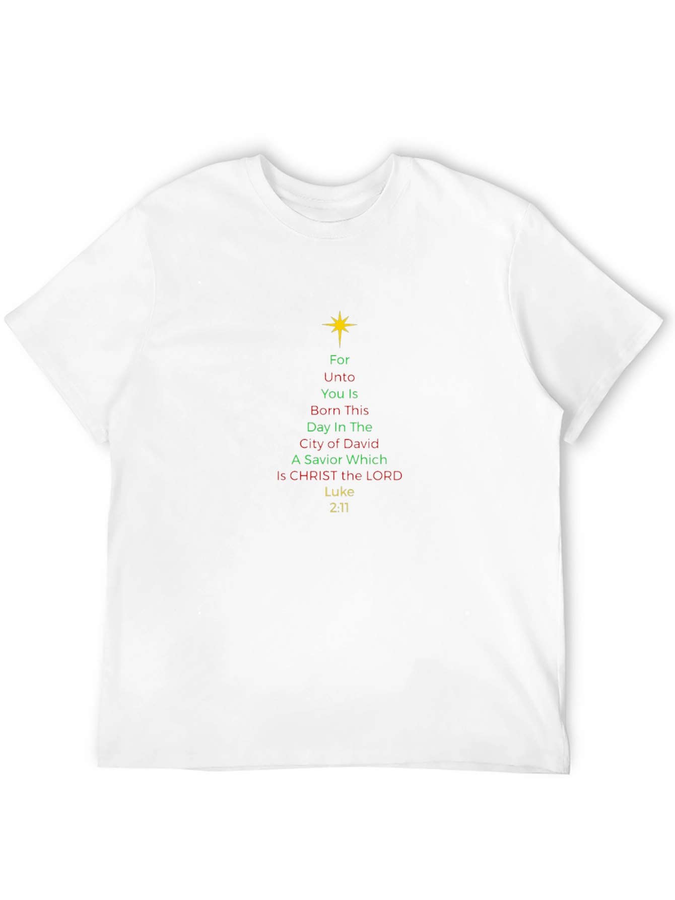 Christmas Savior T-Shirt - Luke 2:11 Holiday Tee