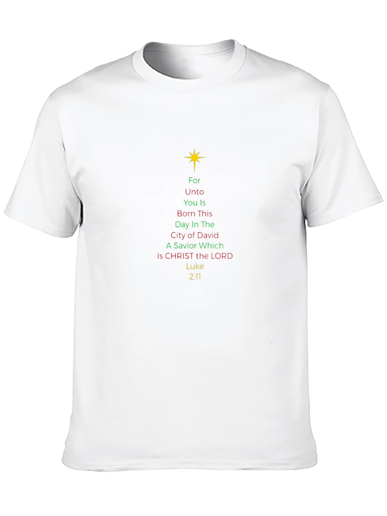 Christmas Savior T-Shirt - Luke 2:11 Holiday Tee