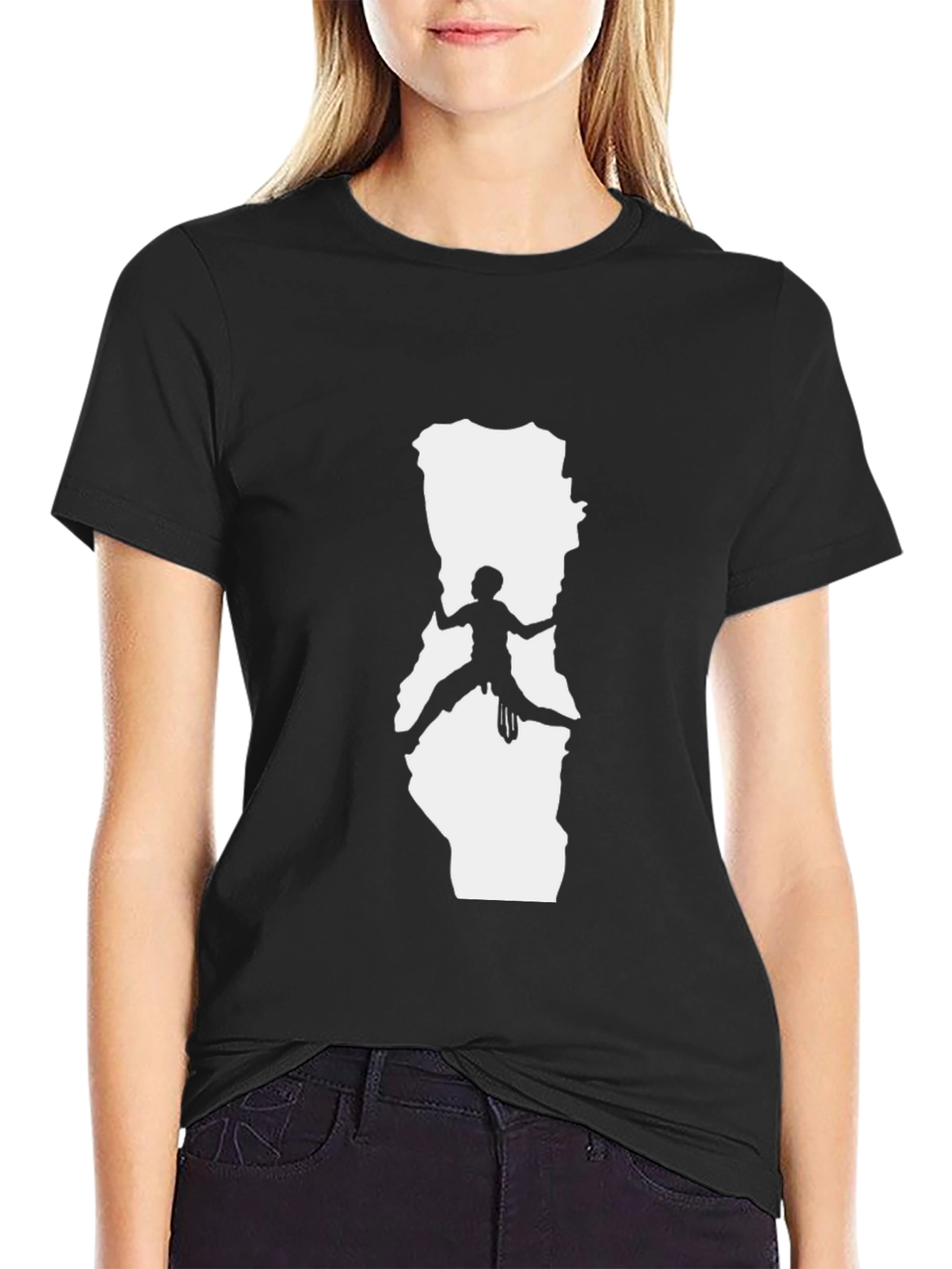 Climbing Silhouette Graphic Tee - Rock Climbing T-Shirt