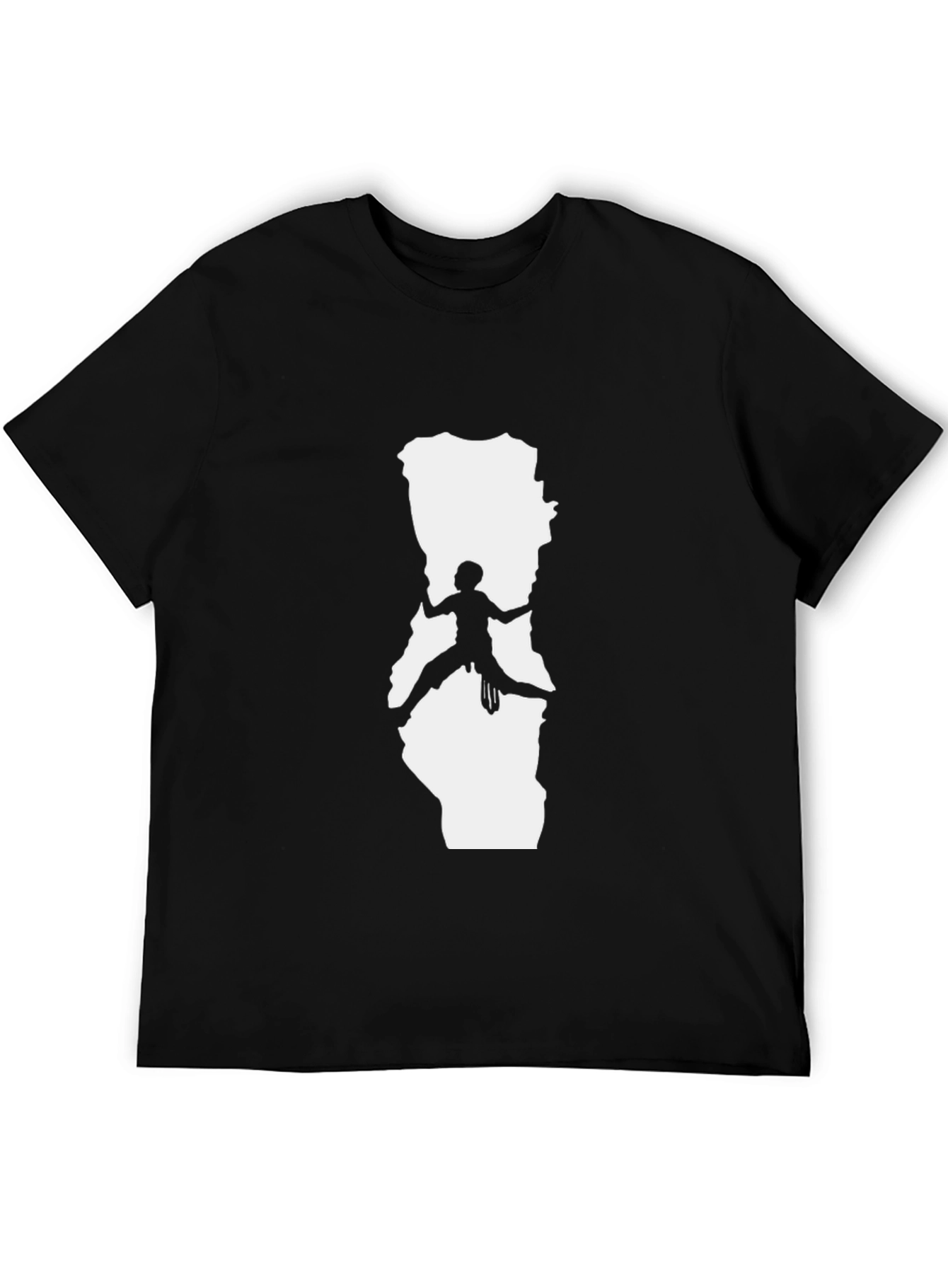 Climbing Silhouette Graphic Tee - Rock Climbing T-Shirt