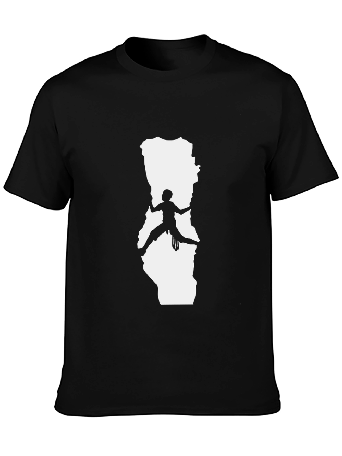 Climbing Silhouette Graphic Tee - Rock Climbing T-Shirt