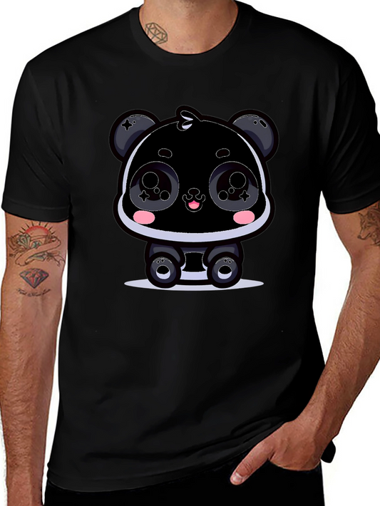 Cartoon Panda T-Shirt - Kawaii Graphic Tee