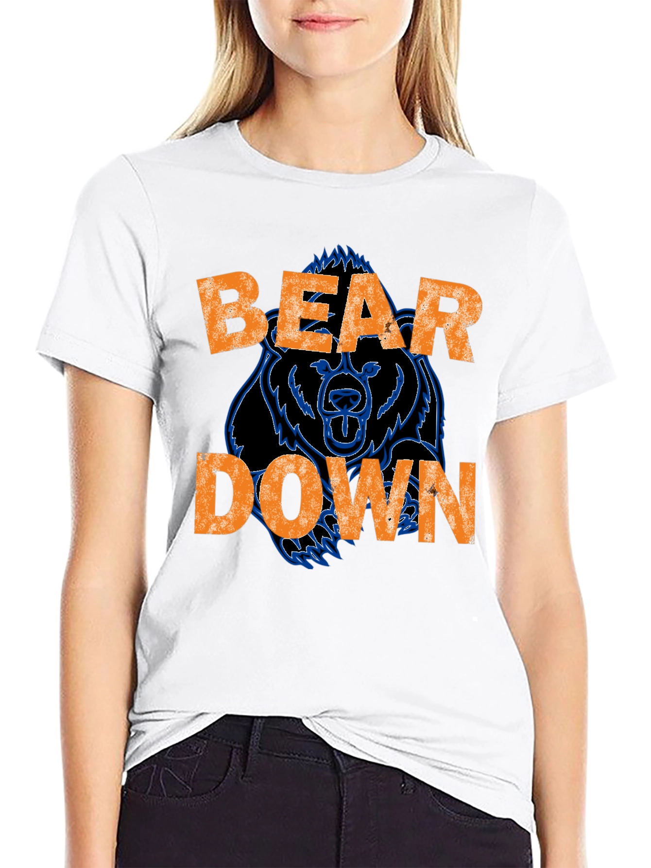 Bear Down Black T-Shirt