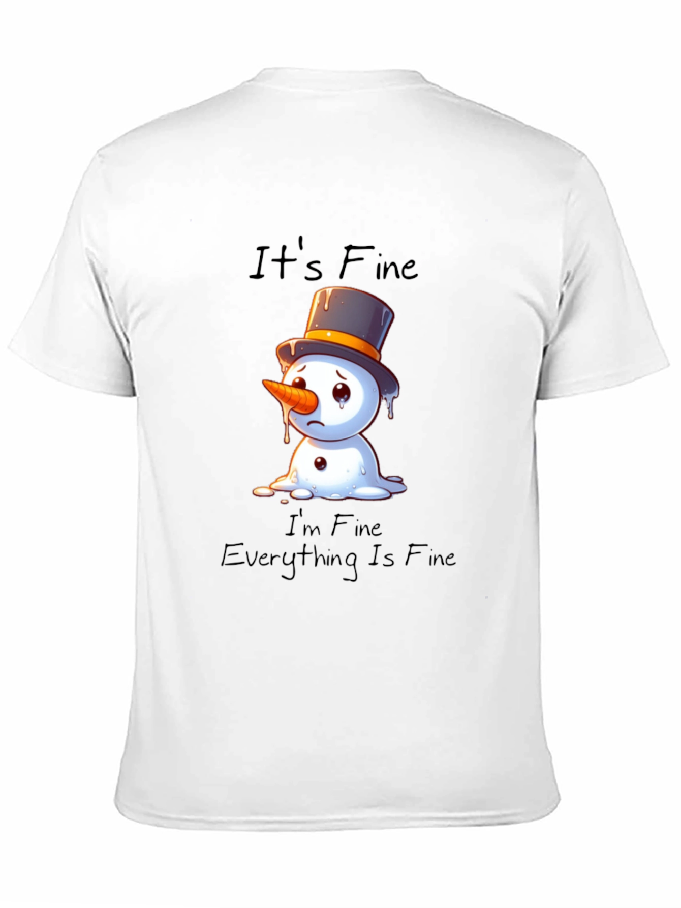Its Fine Snowman Graphic Tee