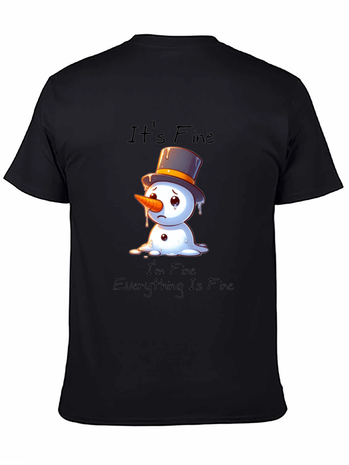 Its Fine Snowman Graphic Tee