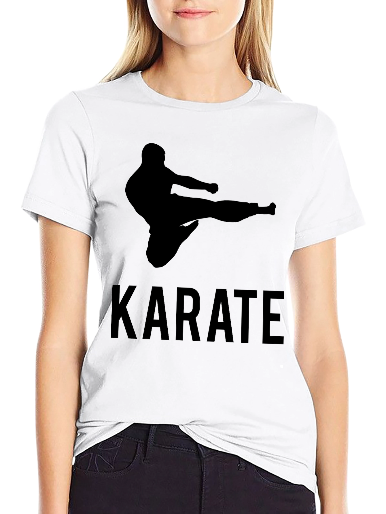 Karate Kick Graphic T-Shirt - Martial Arts Tee