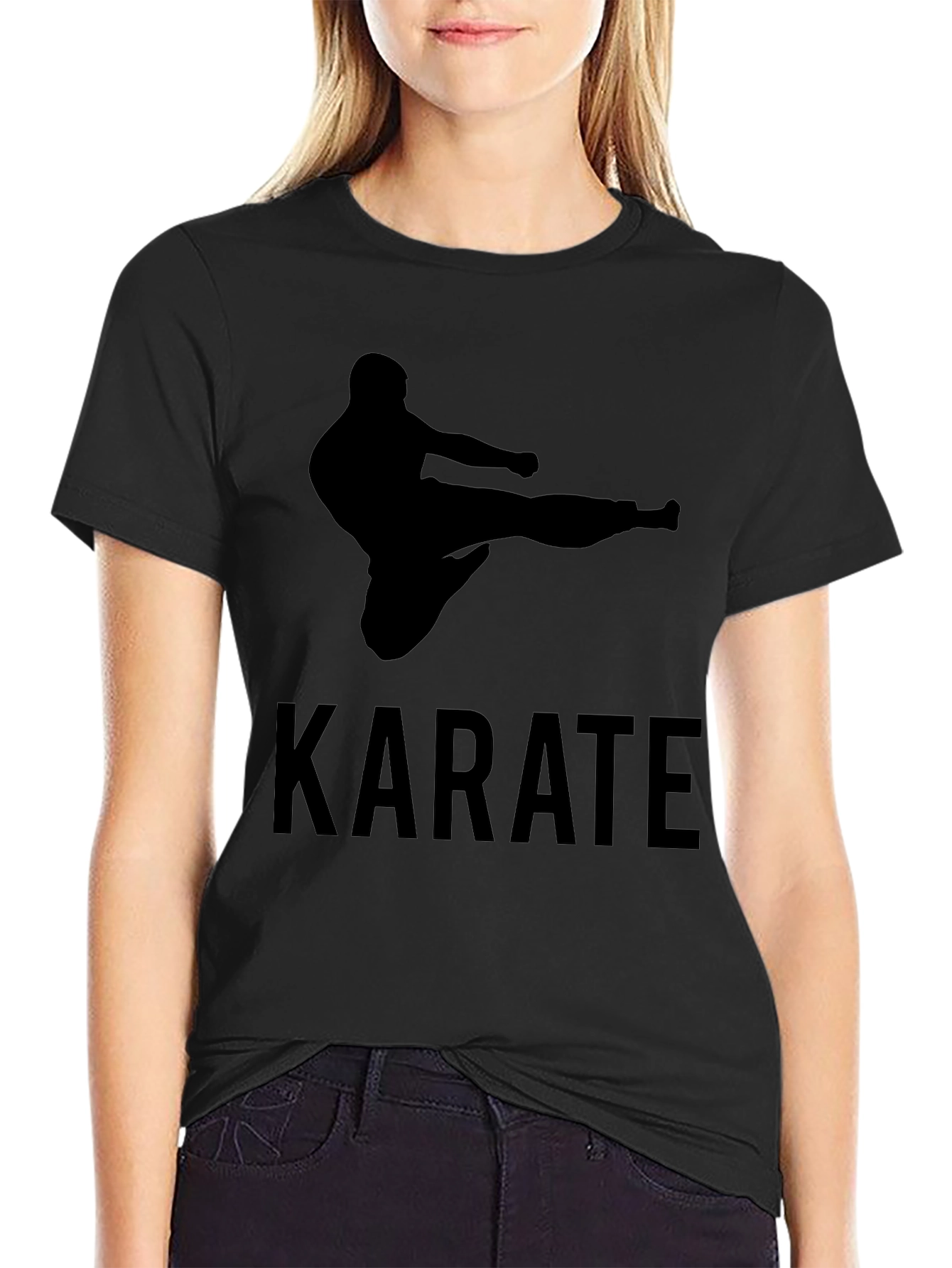 Karate Kick Graphic T-Shirt - Martial Arts Tee