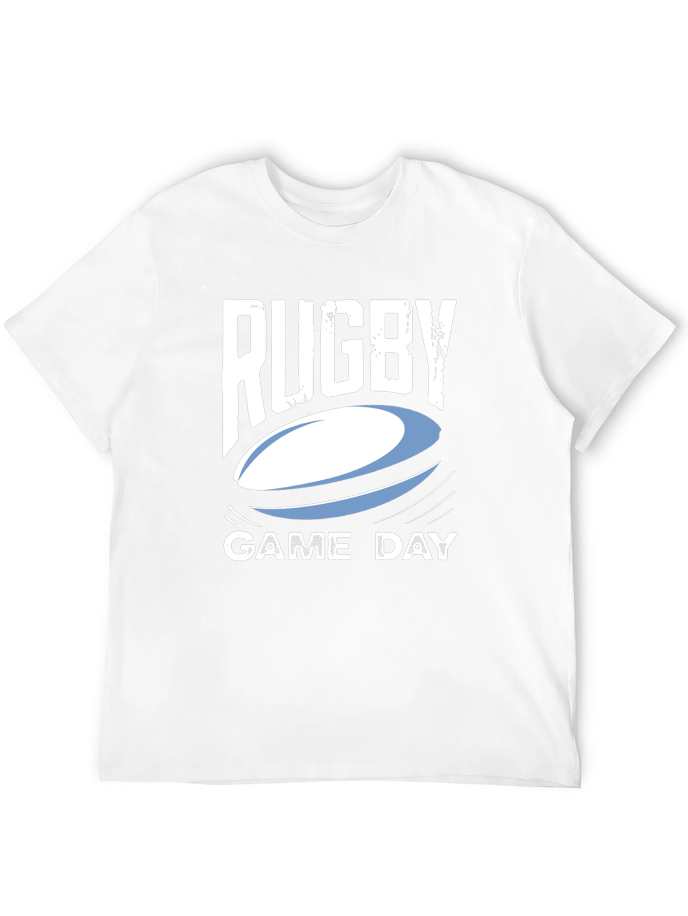 Rugby Game Day Black Graphic T-Shirt