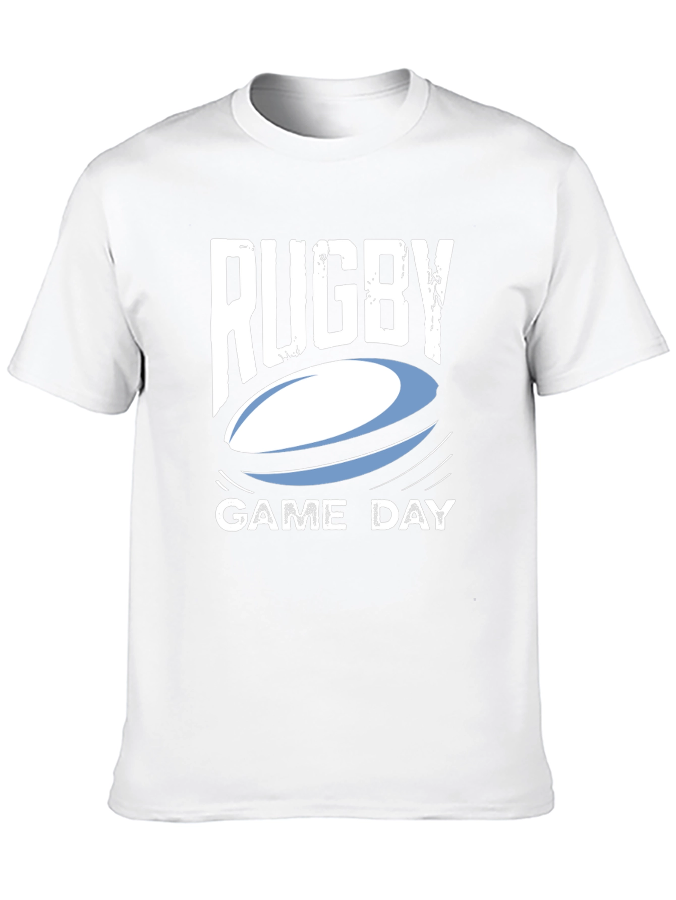 Rugby Game Day Black Graphic T-Shirt