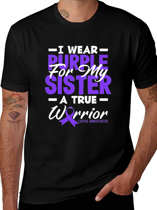 Purple Sister Lupus Awareness T-Shirt