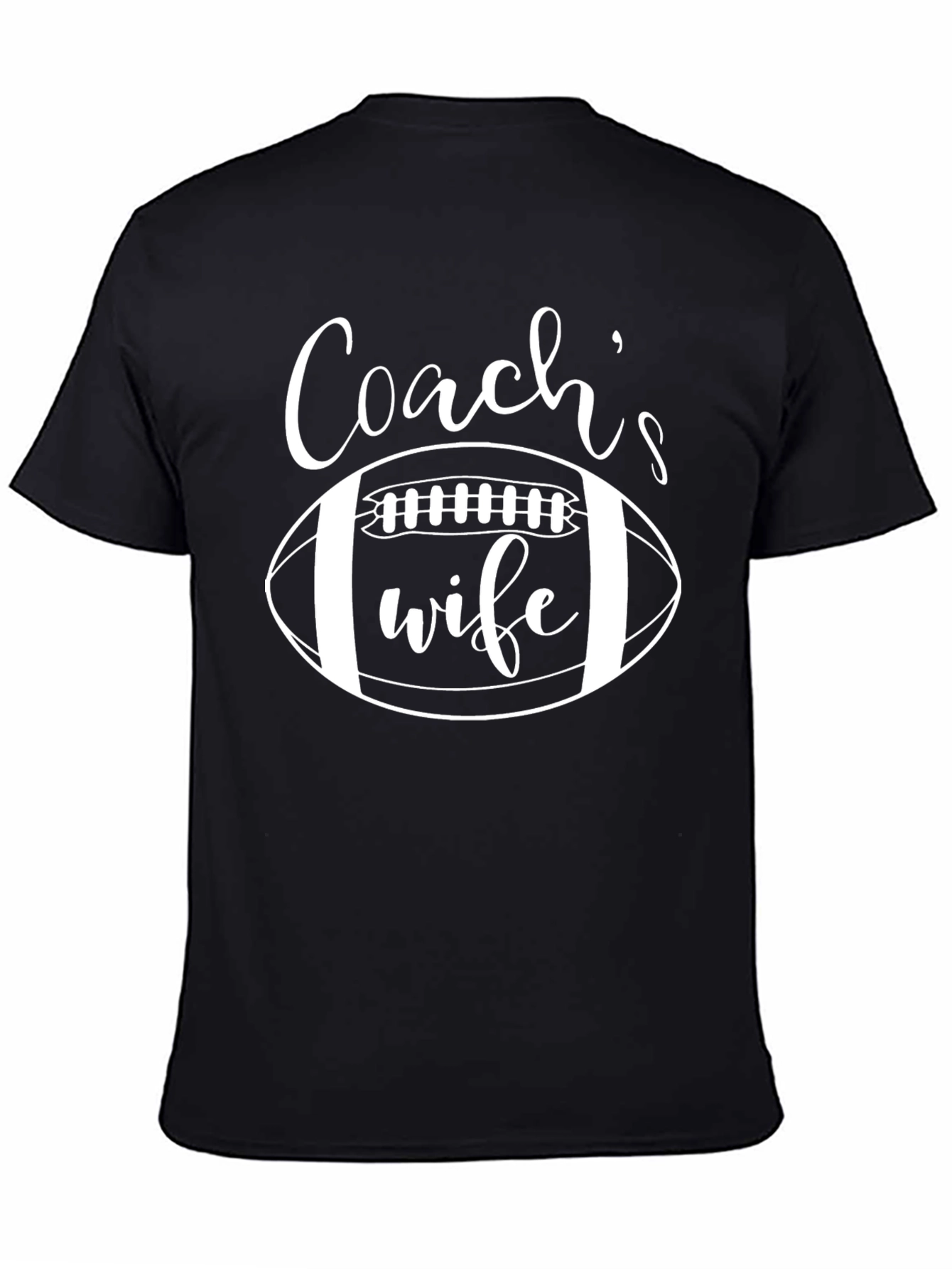 Coachs Wife Football Graphic T-Shirt