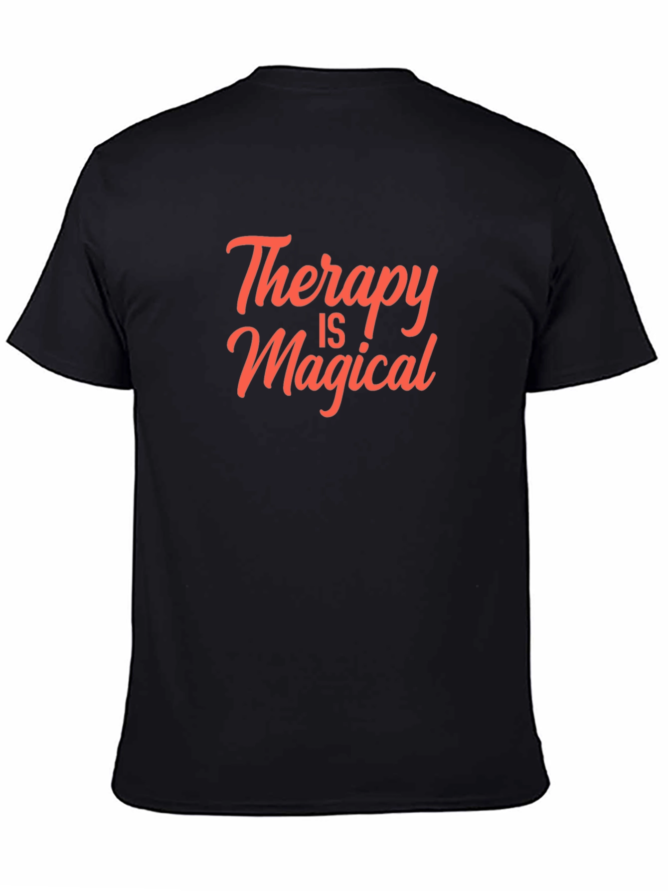 Therapy Is Magical Black T-Shirt