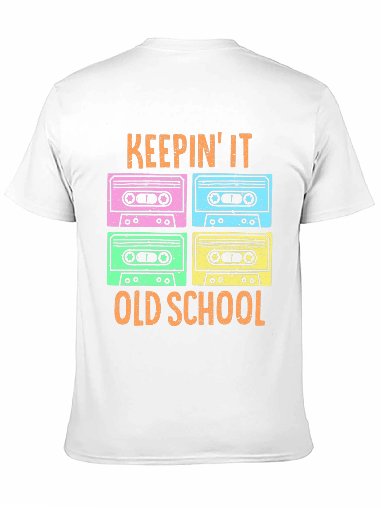 Keepin It Old School Retro Cassette T-Shirt