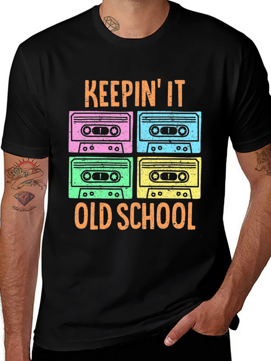 Keepin It Old School Retro Cassette T-Shirt