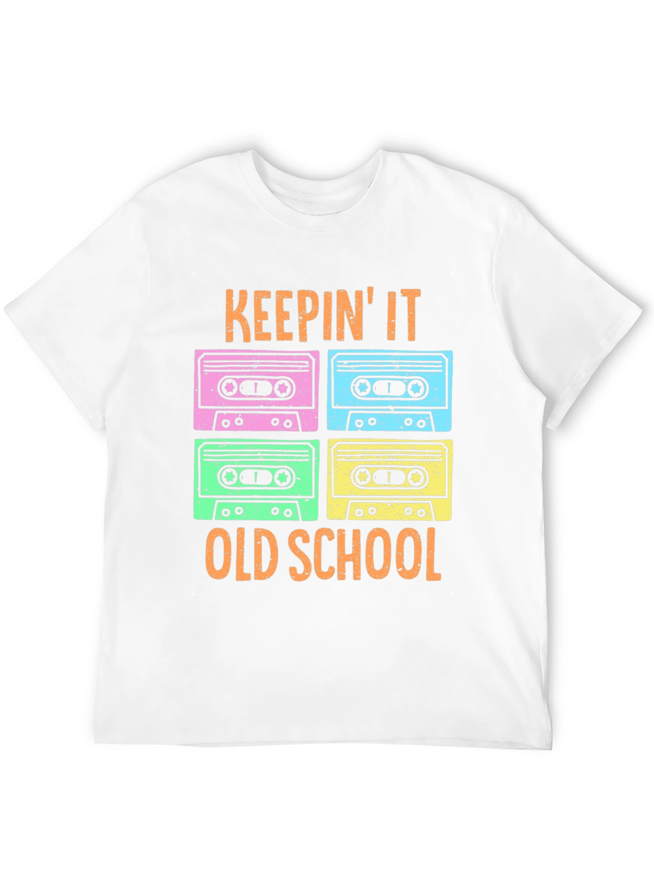 Keepin It Old School Retro Cassette T-Shirt