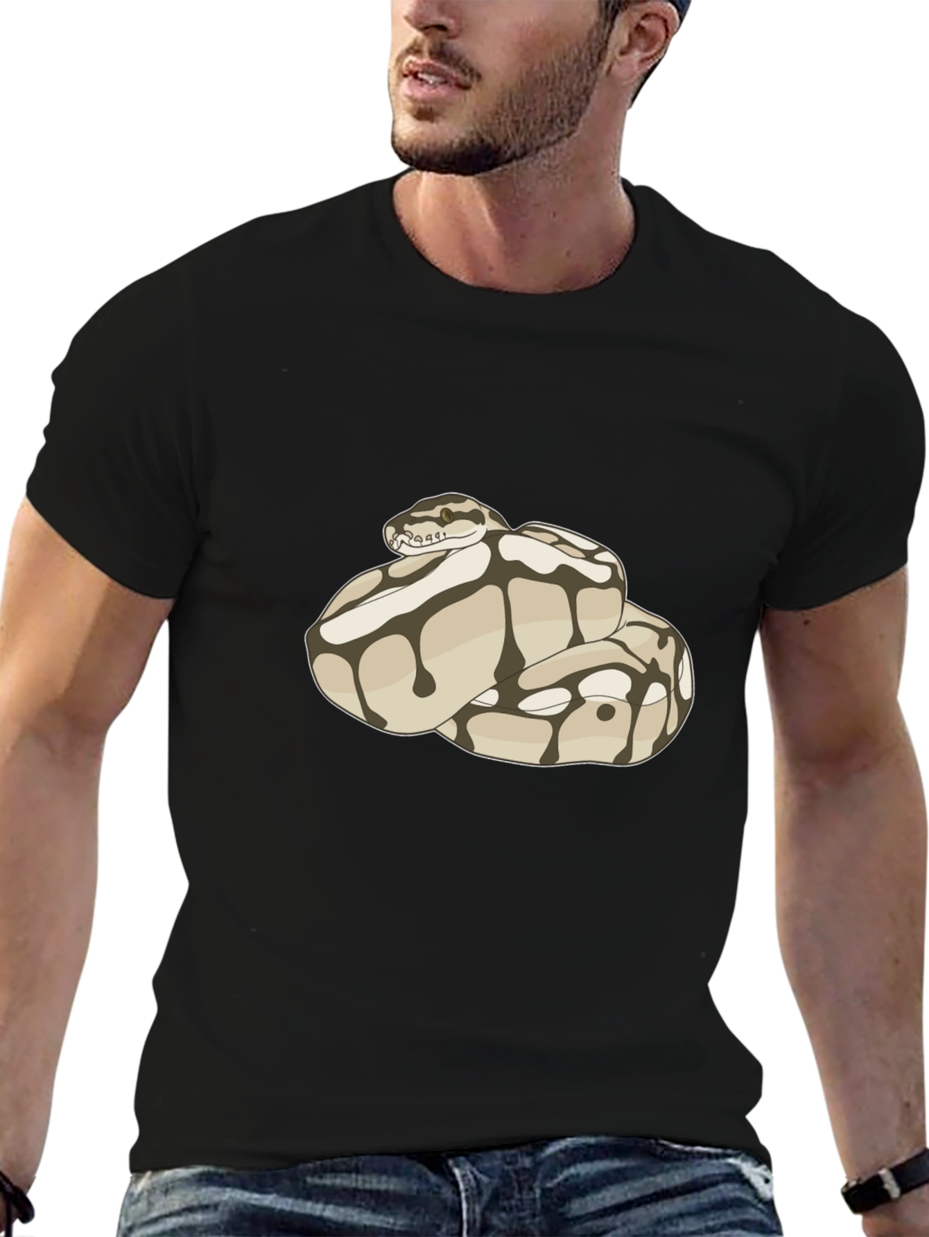 Snake Graphic T-Shirt - Reptile Lover Tee