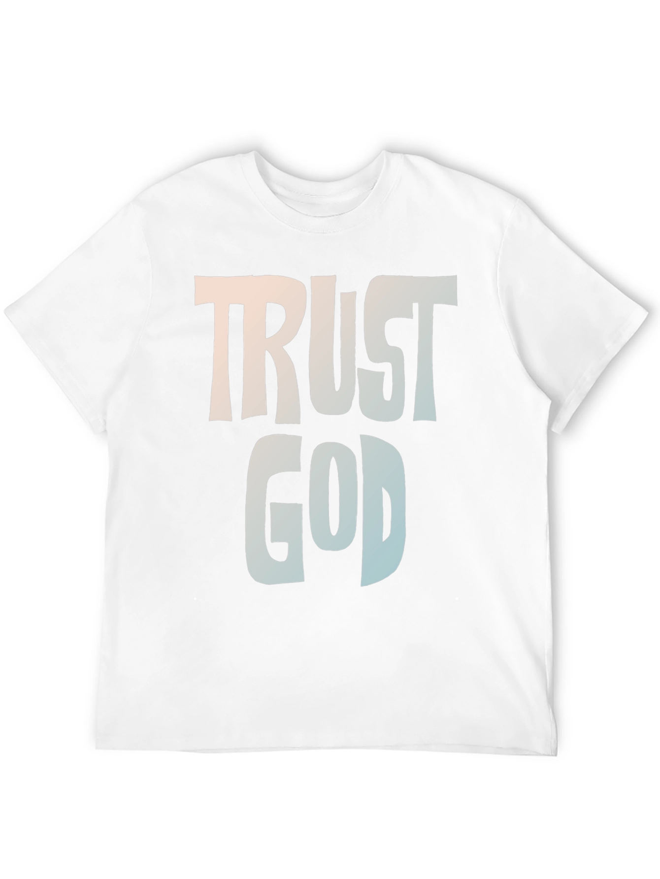 Trust God Graphic Tee - Faith-Based Apparel