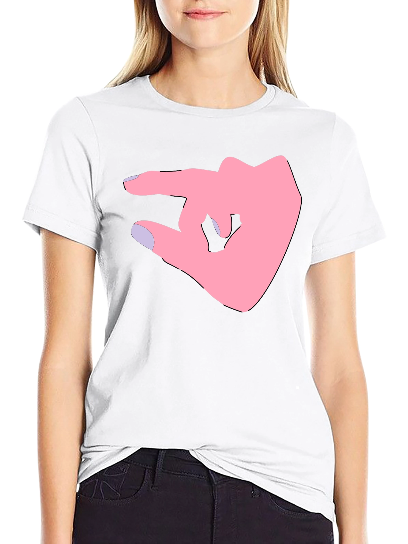 Pinky Promise Graphic Tee - Black Cotton Shirt