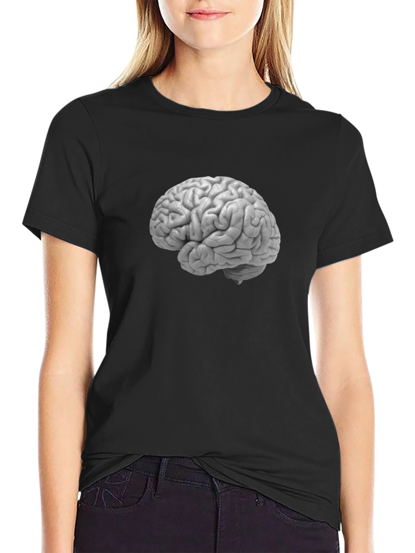 Brain Graphic Tee - Mens Black T-Shirt