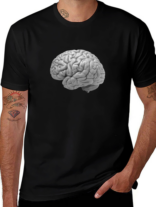 Brain Graphic Tee - Mens Black T-Shirt