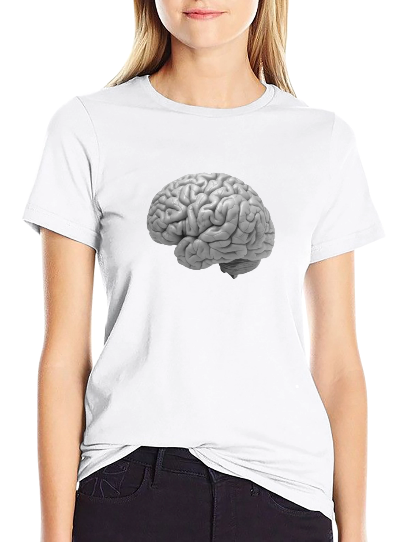 Brain Graphic Tee - Mens Black T-Shirt