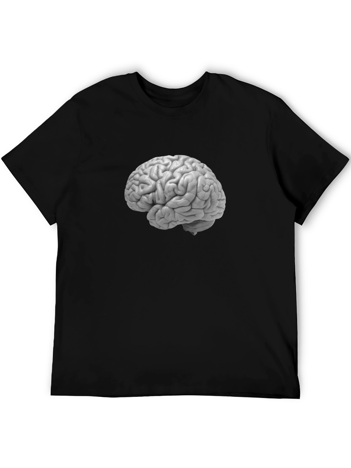 Brain Graphic Tee - Mens Black T-Shirt