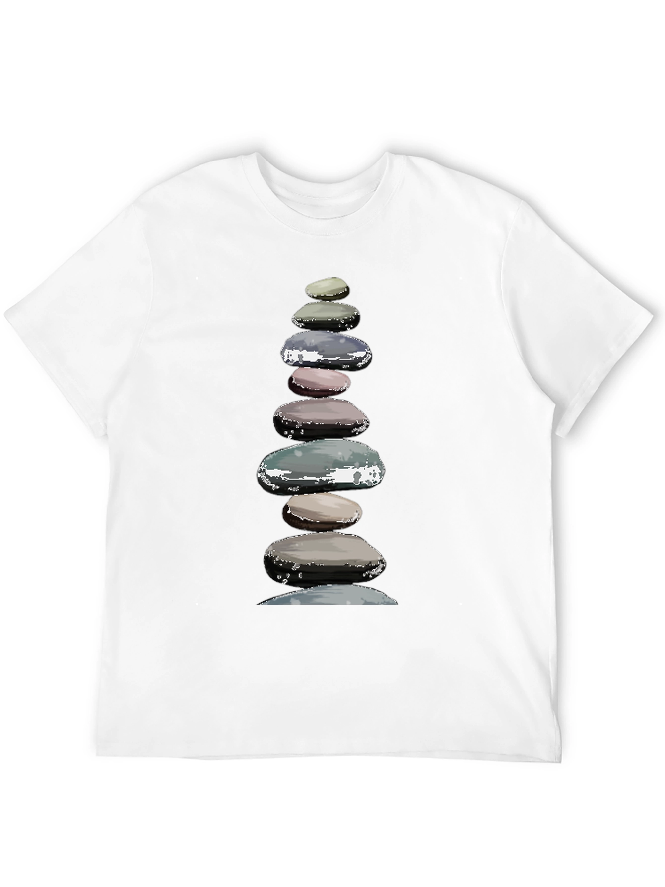 Zen Stone Stack Graphic T-Shirt
