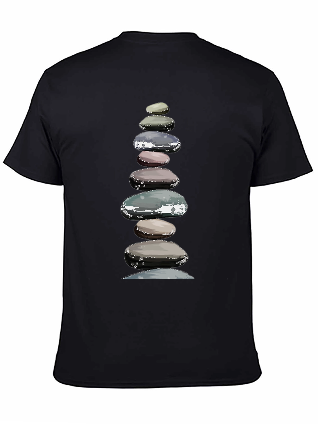 Zen Stone Stack Graphic T-Shirt