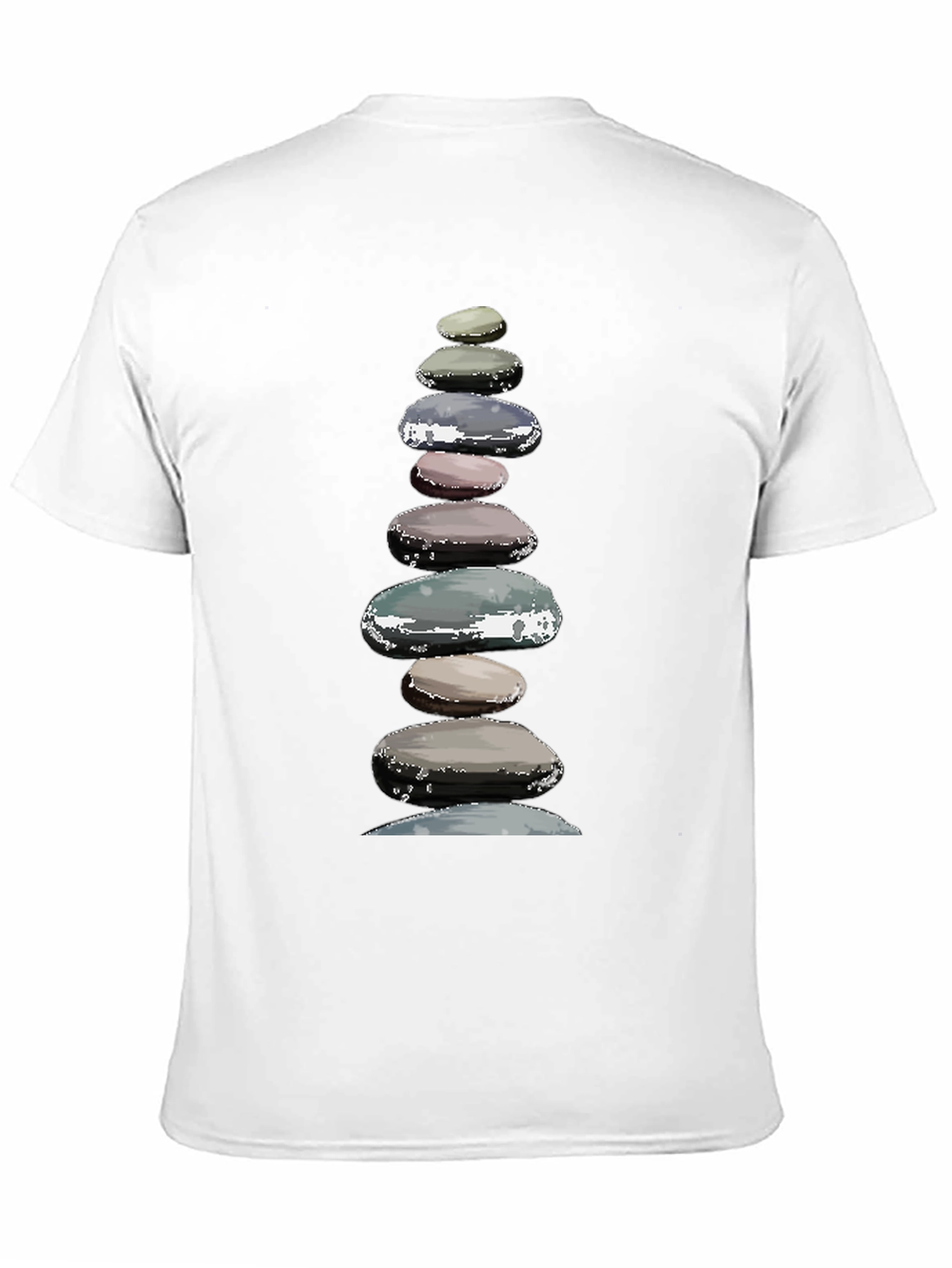 Zen Stone Stack Graphic T-Shirt