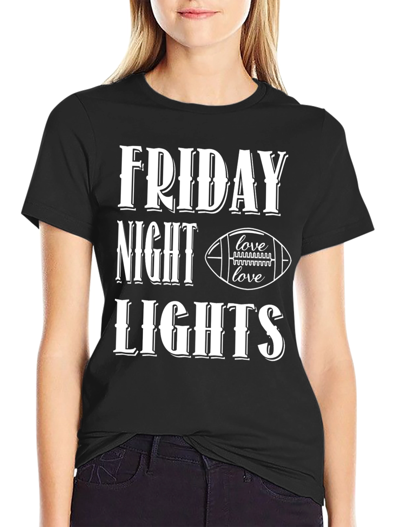 Friday Night Lights Football Graphic Tee