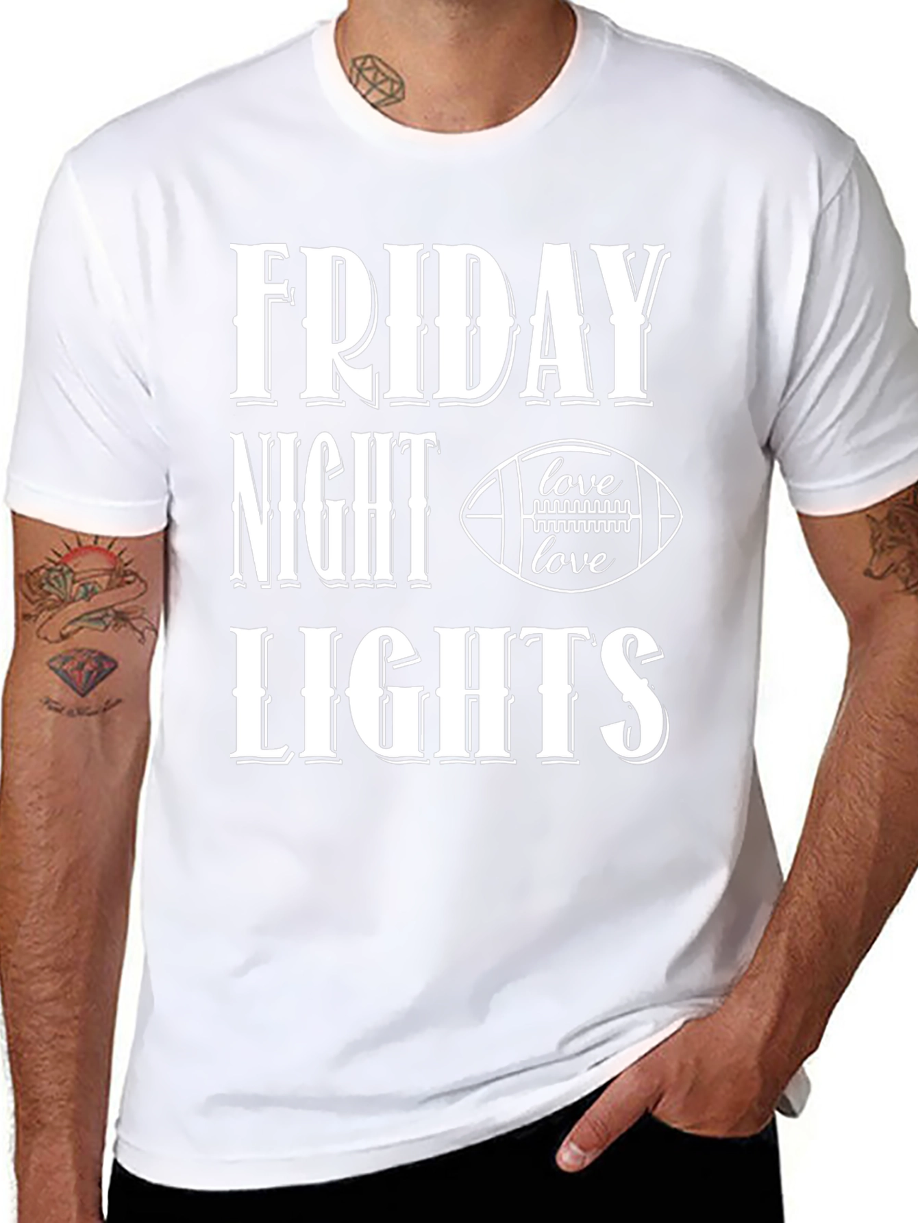 Friday Night Lights Football Graphic Tee