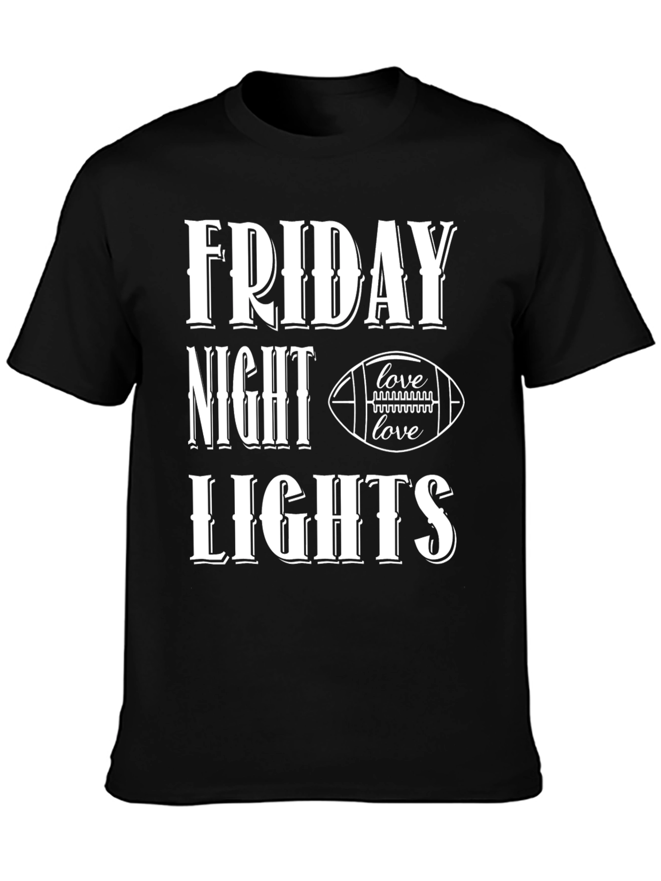 Friday Night Lights Football Graphic Tee