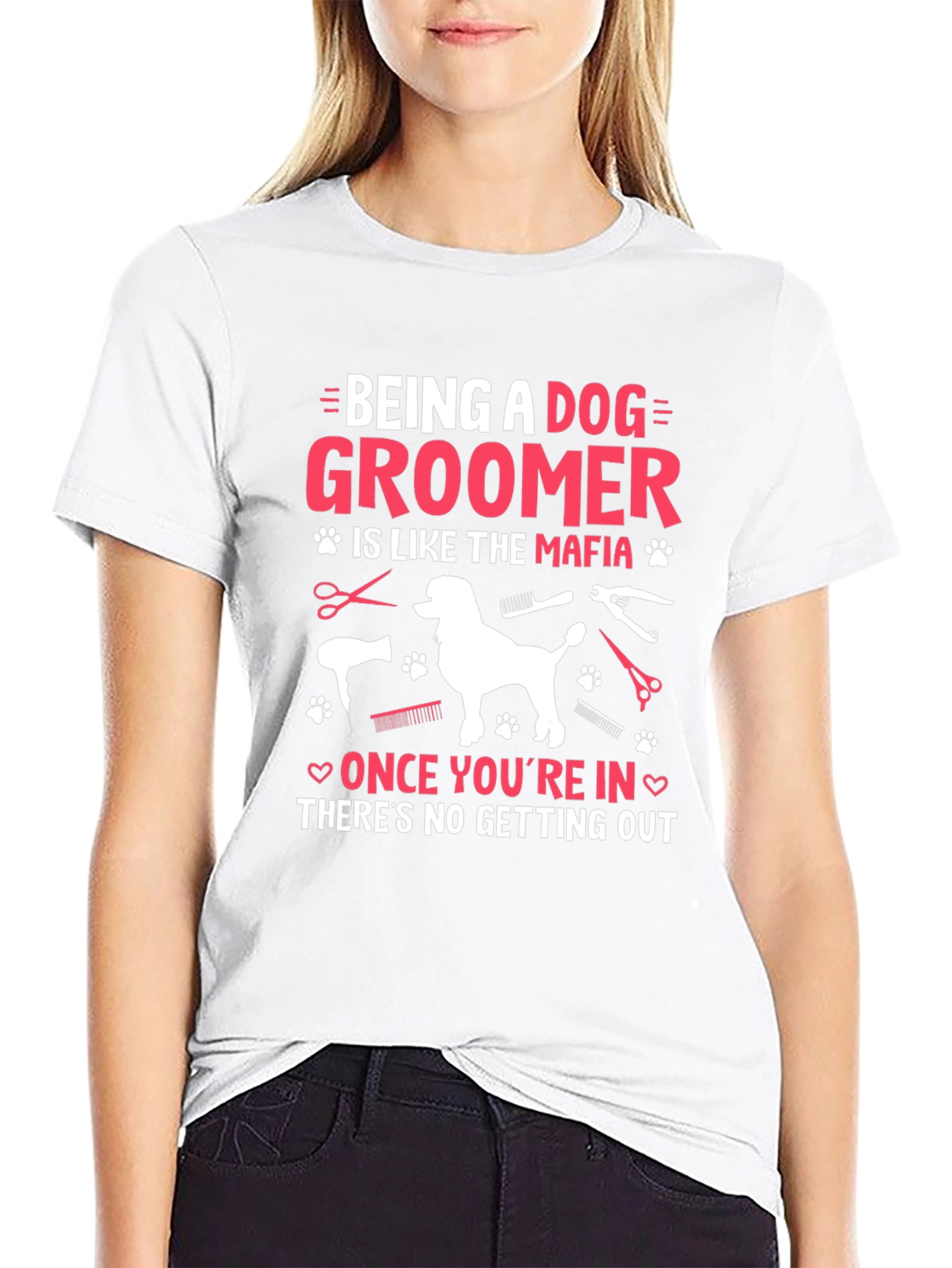 Dog Groomer Mafia T-Shirt - Grooming Humor Tee