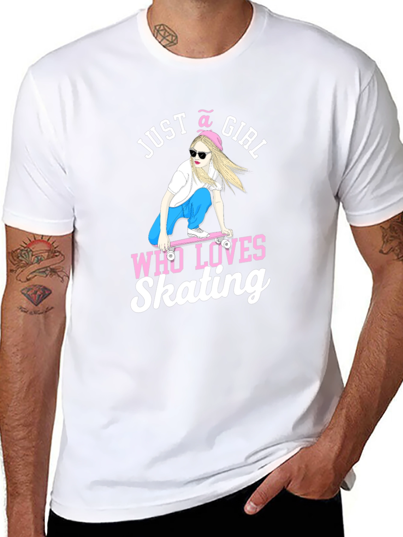Just A Girl Who Loves Skating T-Shirt