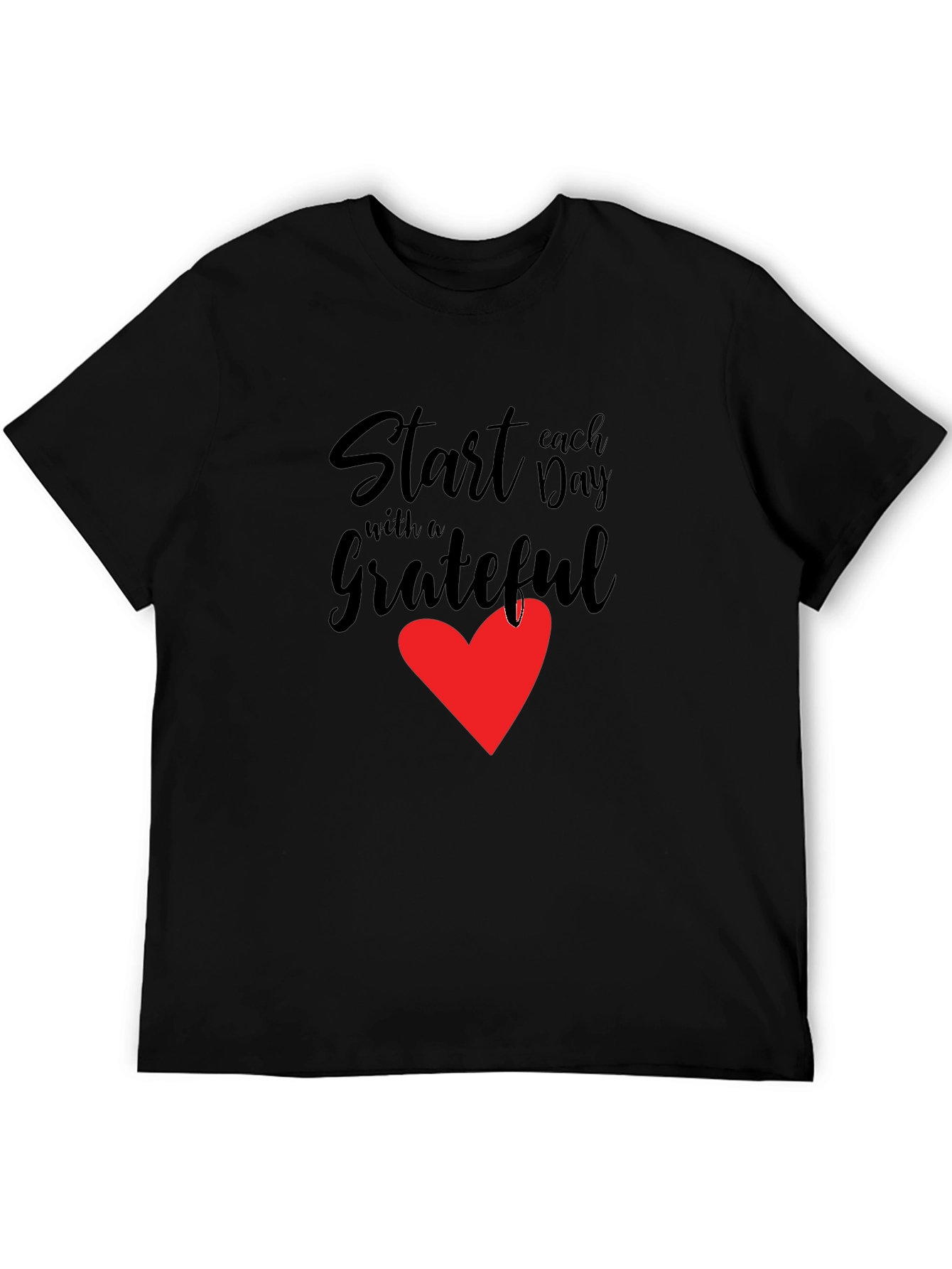 Grateful Heart Graphic Tee - Casual Comfort
