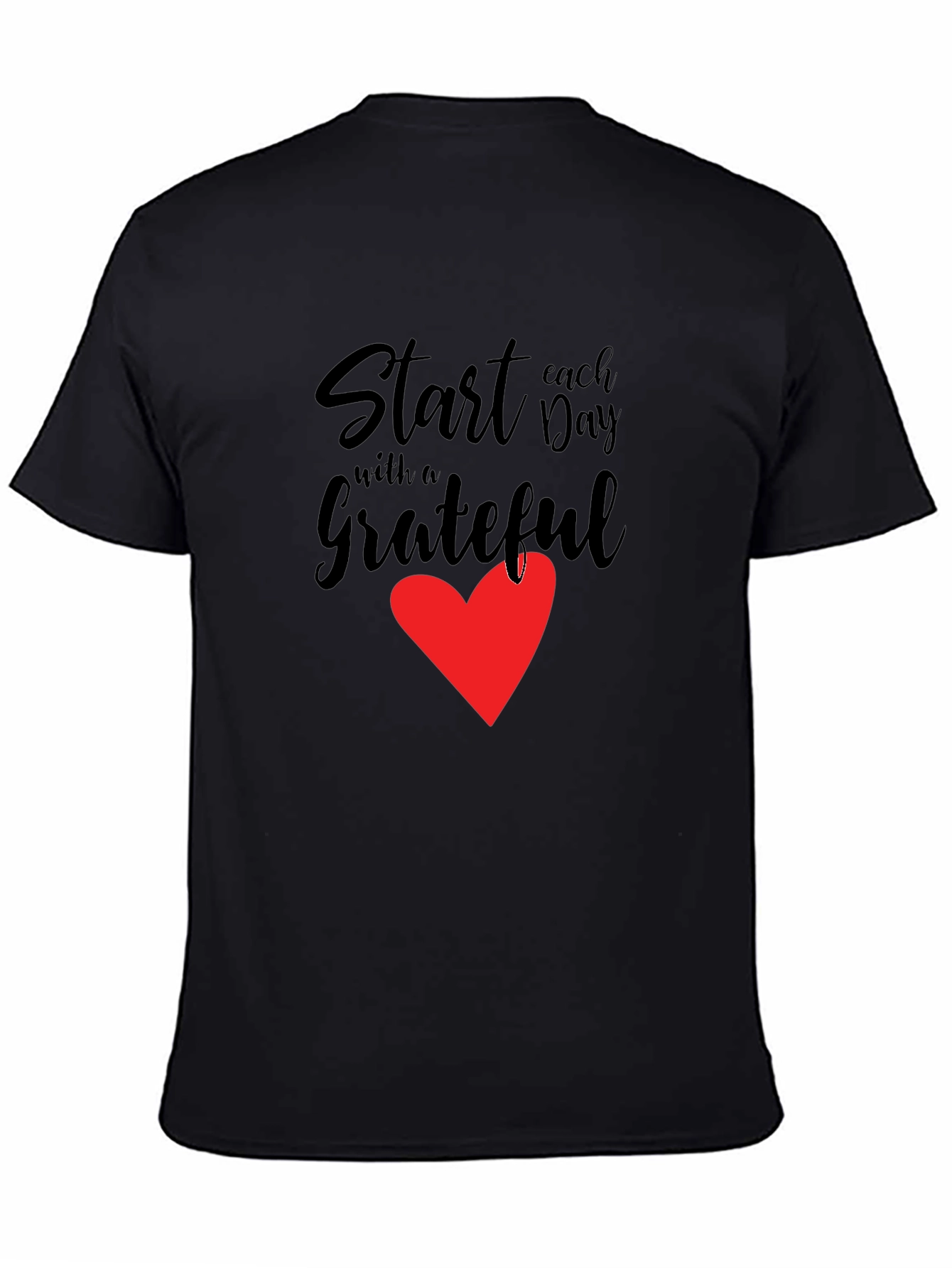 Grateful Heart Graphic Tee - Casual Comfort