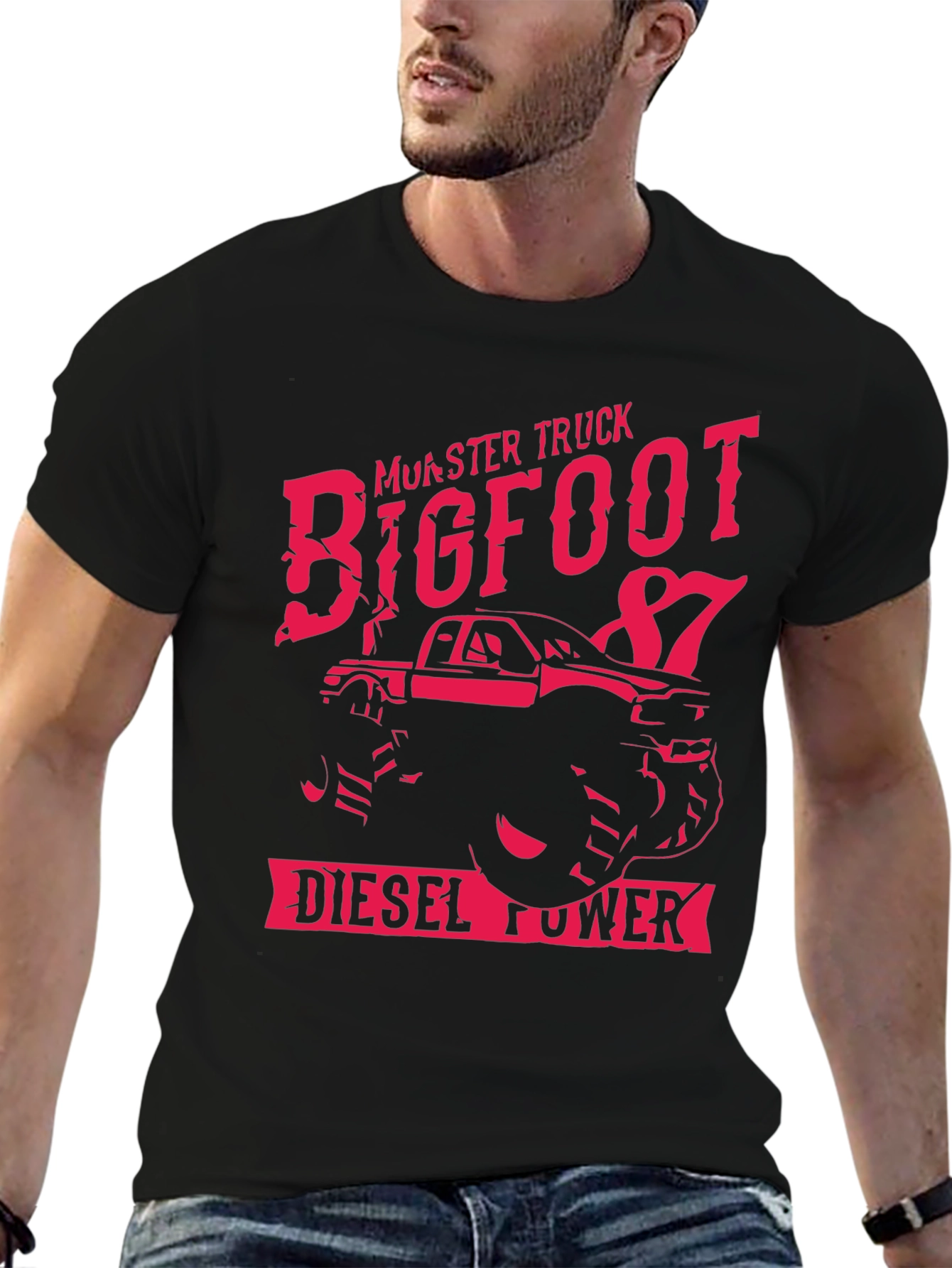 Monster Truck Bigfoot 87 Diesel Power T-Shirt