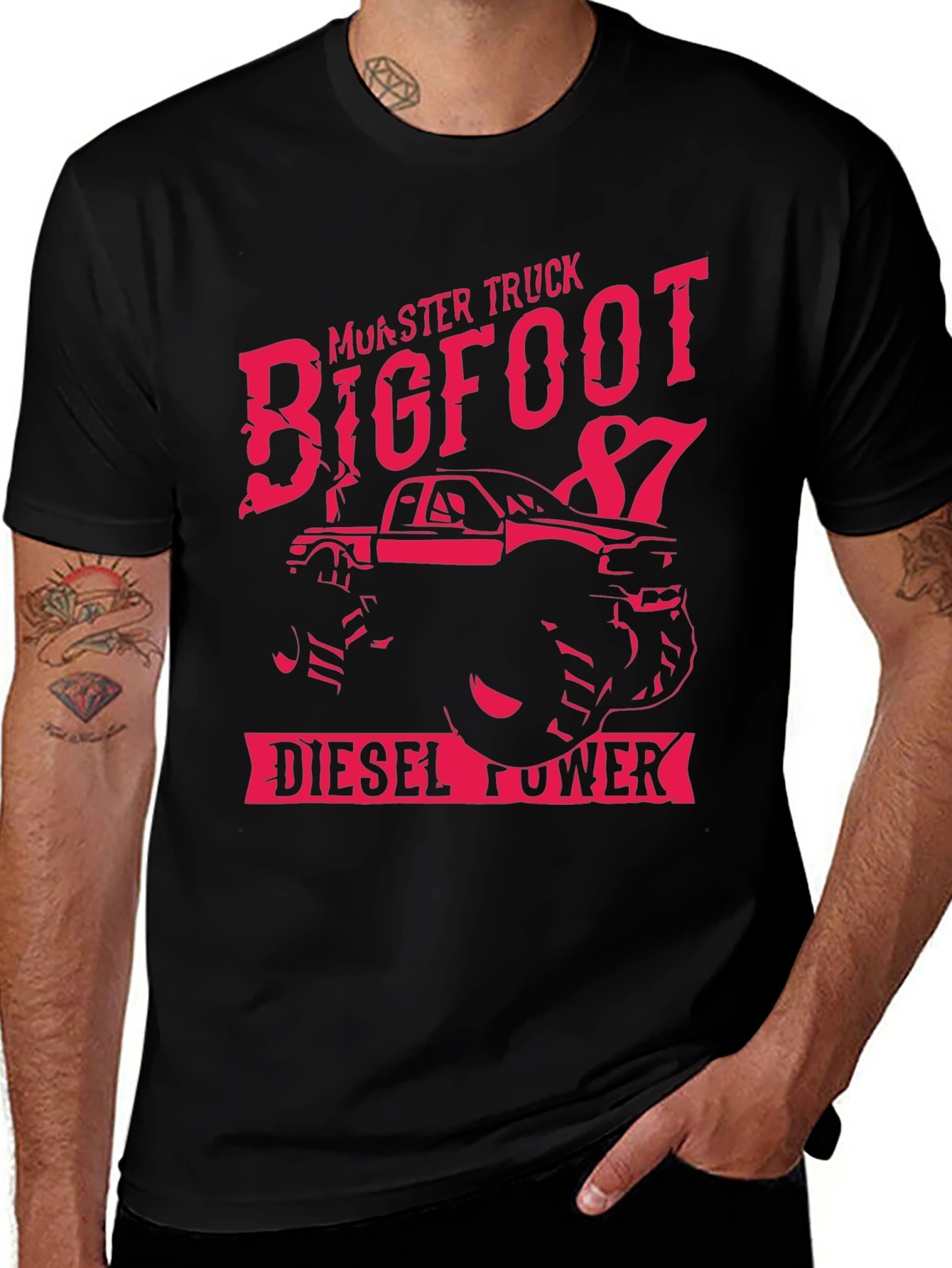 Monster Truck Bigfoot 87 Diesel Power T-Shirt
