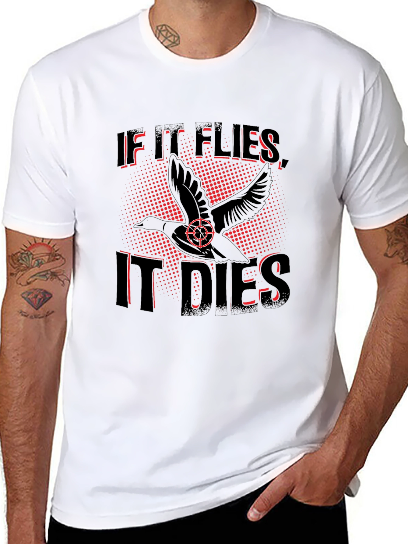 If It Flies It Dies Graphic Tee