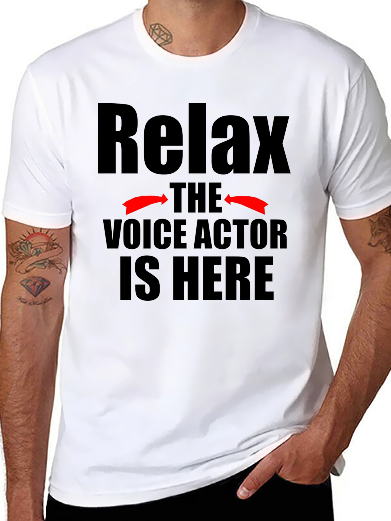 Relax Voice Actor T-Shirt Funny Gift