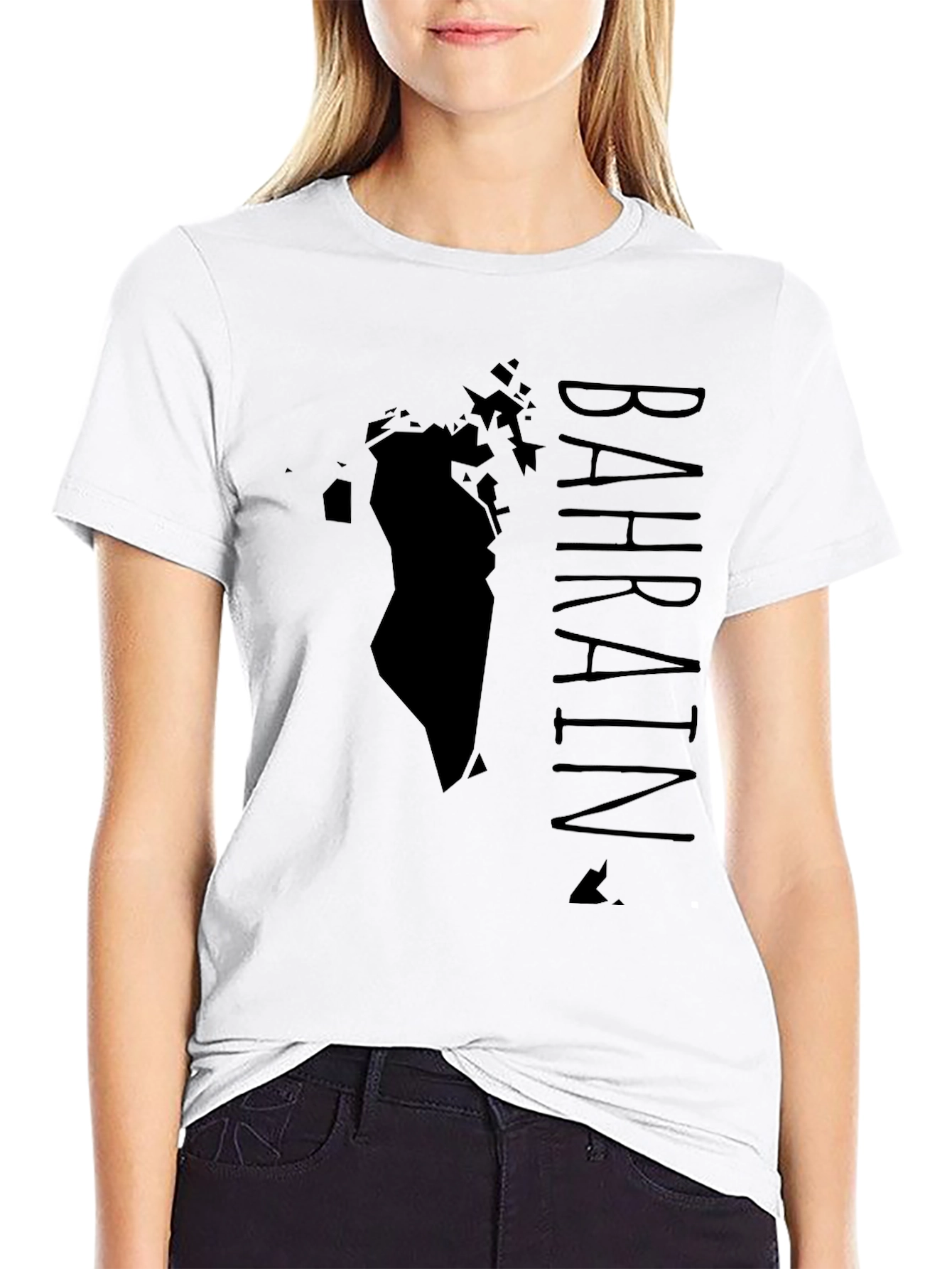 Bahrain Map T-Shirt - Stylish Country Pride Tee