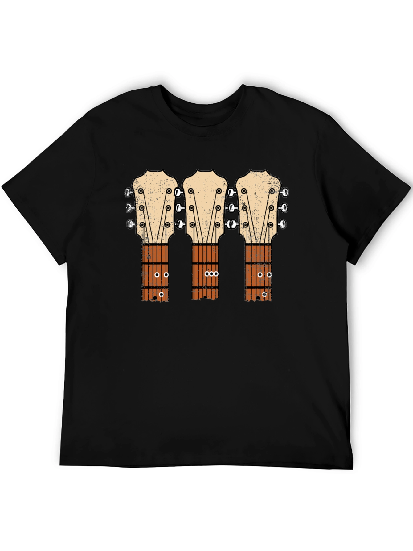 Guitar Headstock T-Shirt - Music Lover Tee