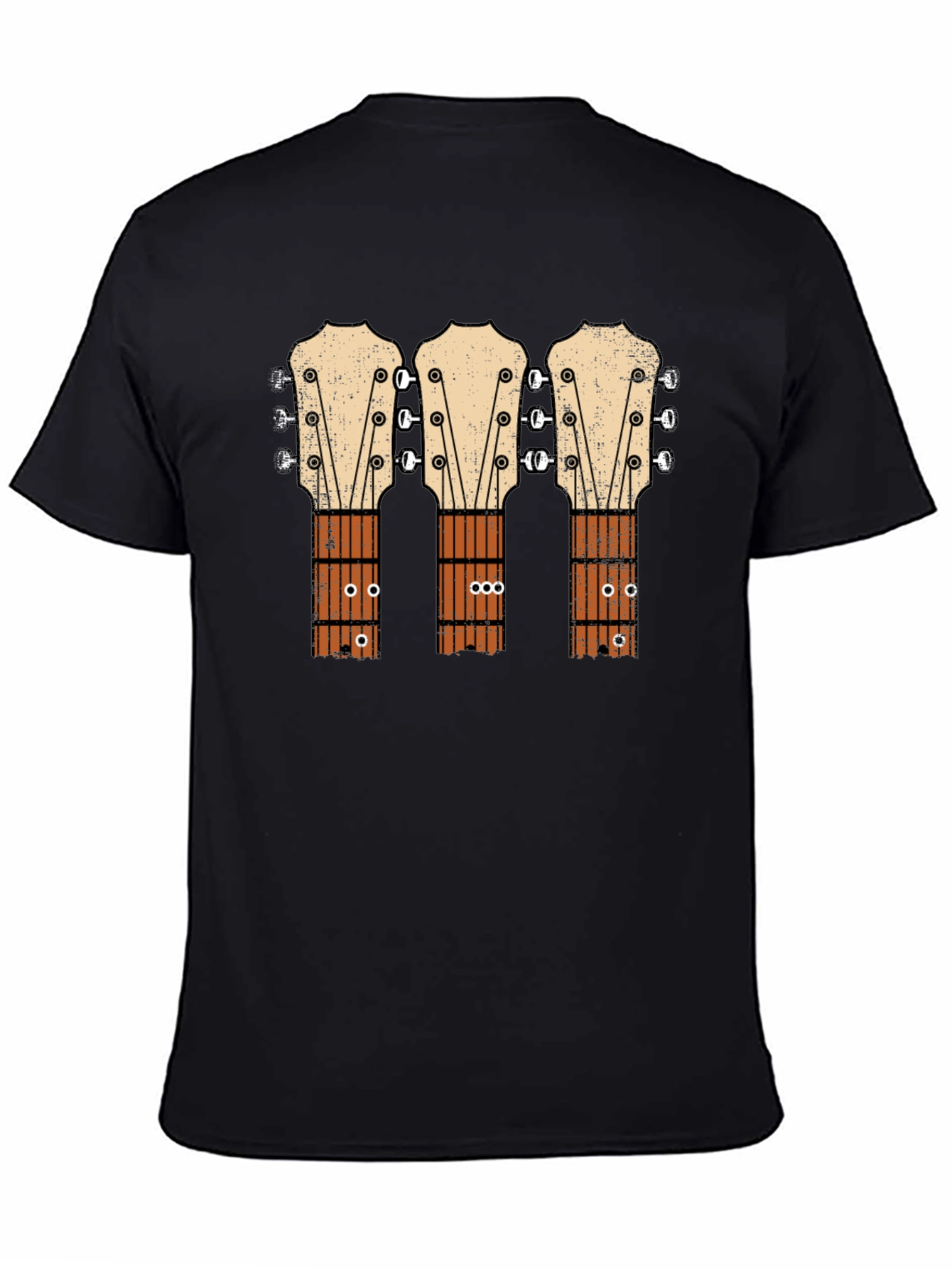 Guitar Headstock T-Shirt - Music Lover Tee