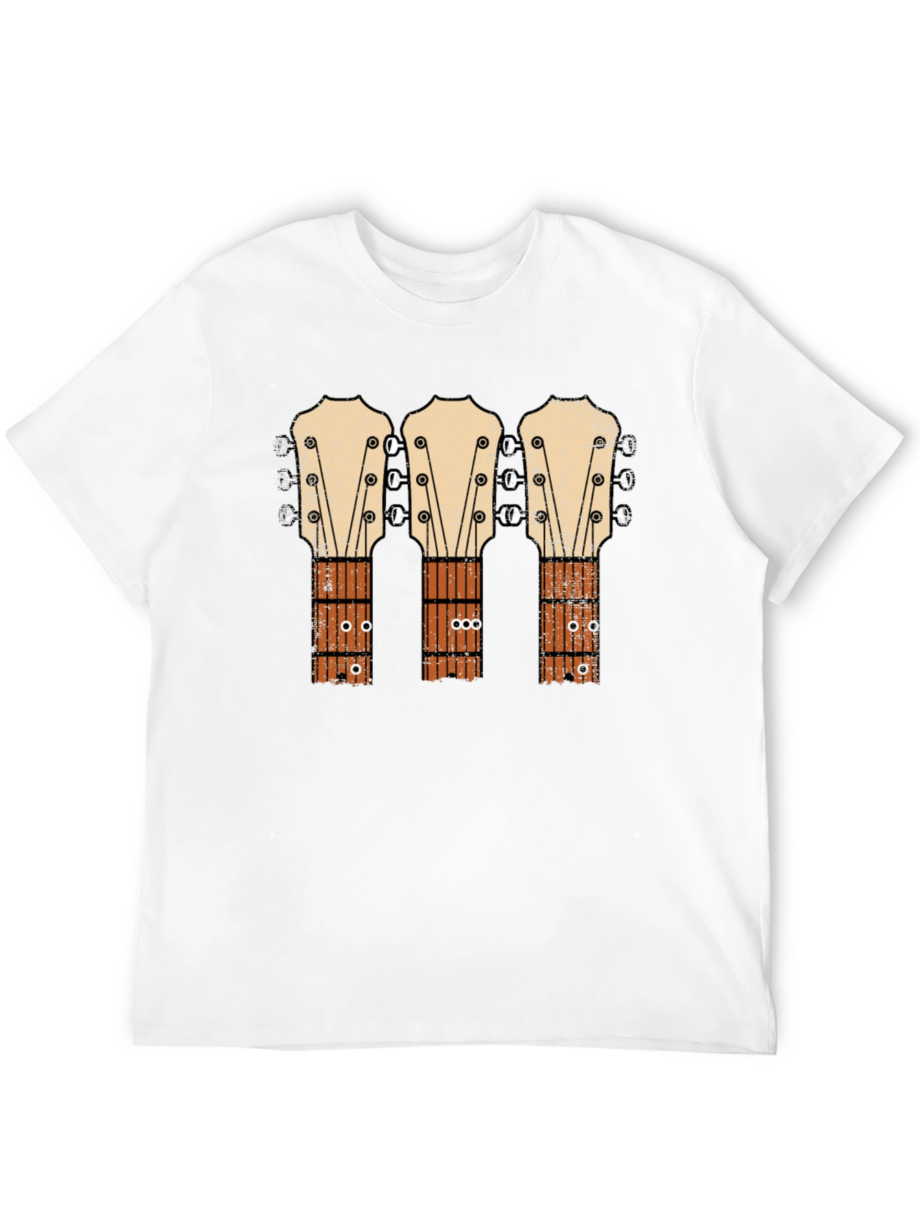 Guitar Headstock T-Shirt - Music Lover Tee