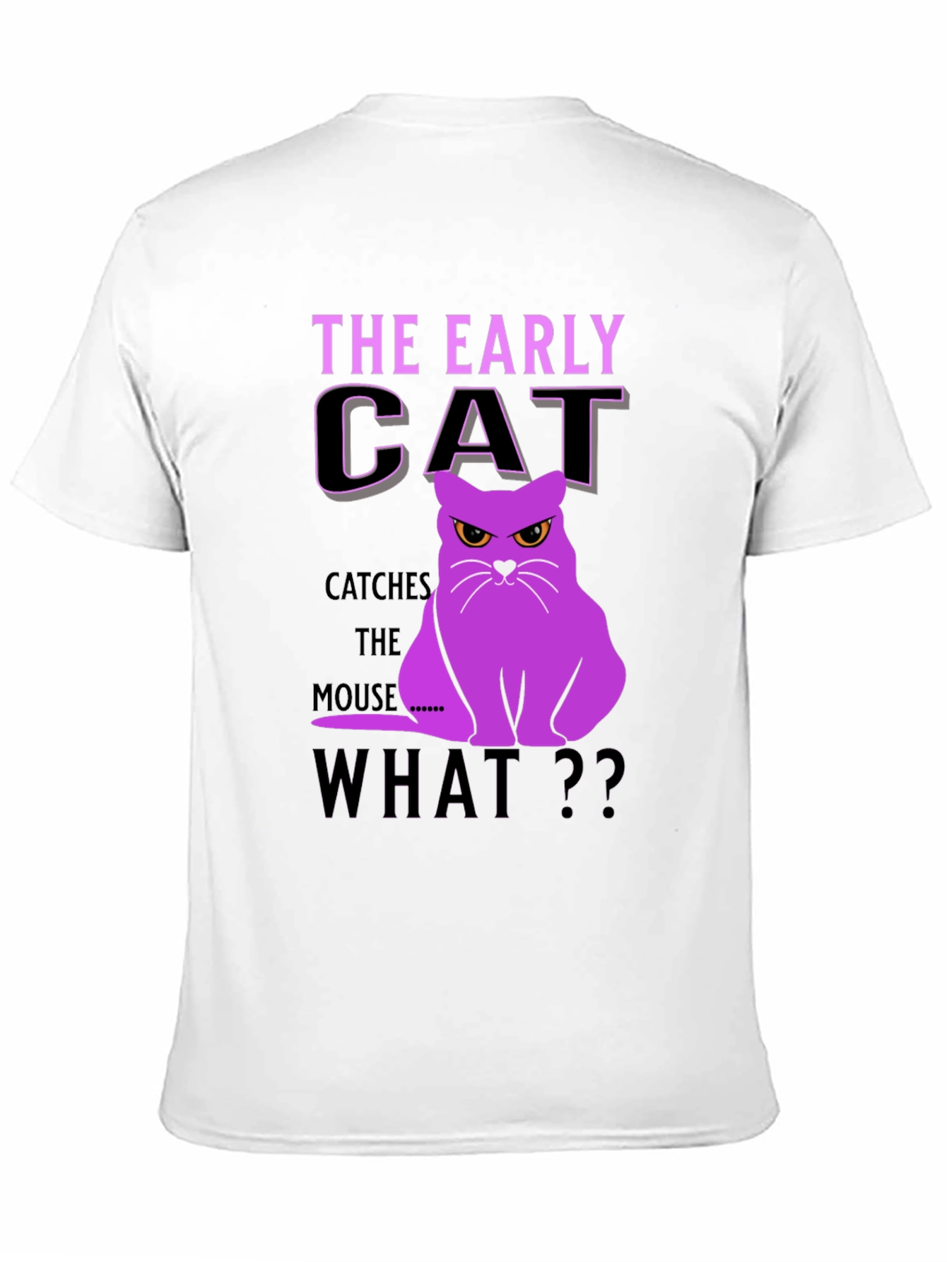 Early Cat T-Shirt - Funny Cat Graphic Tee