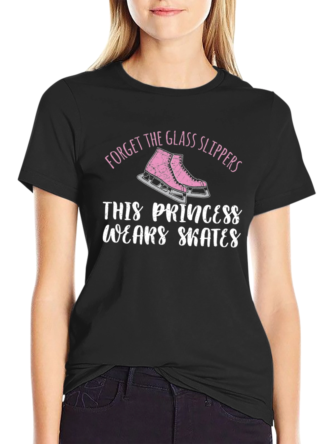 Princess Wears Skates T-Shirt - Figure Skating Apparel