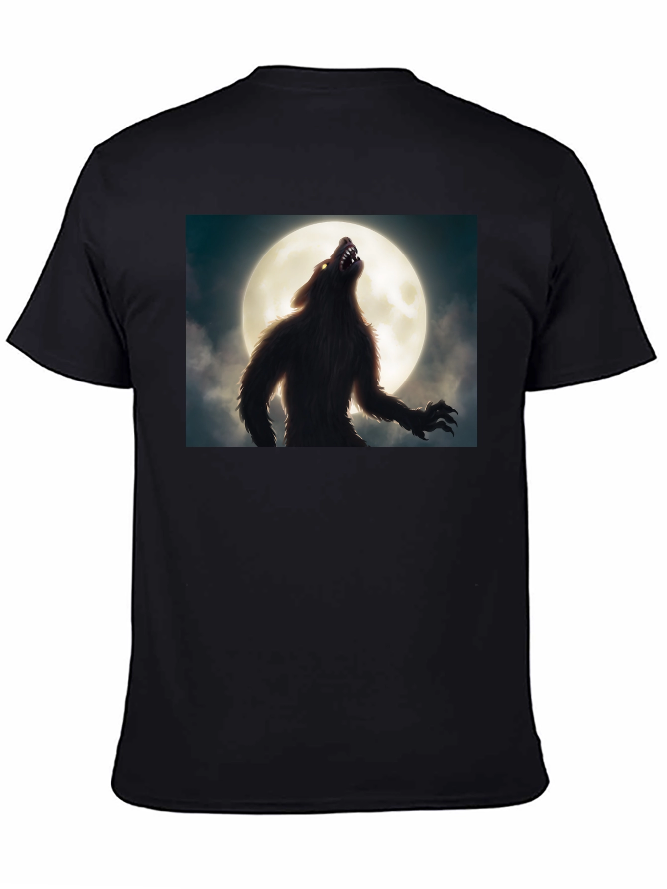Werewolf Moon Black T-Shirt