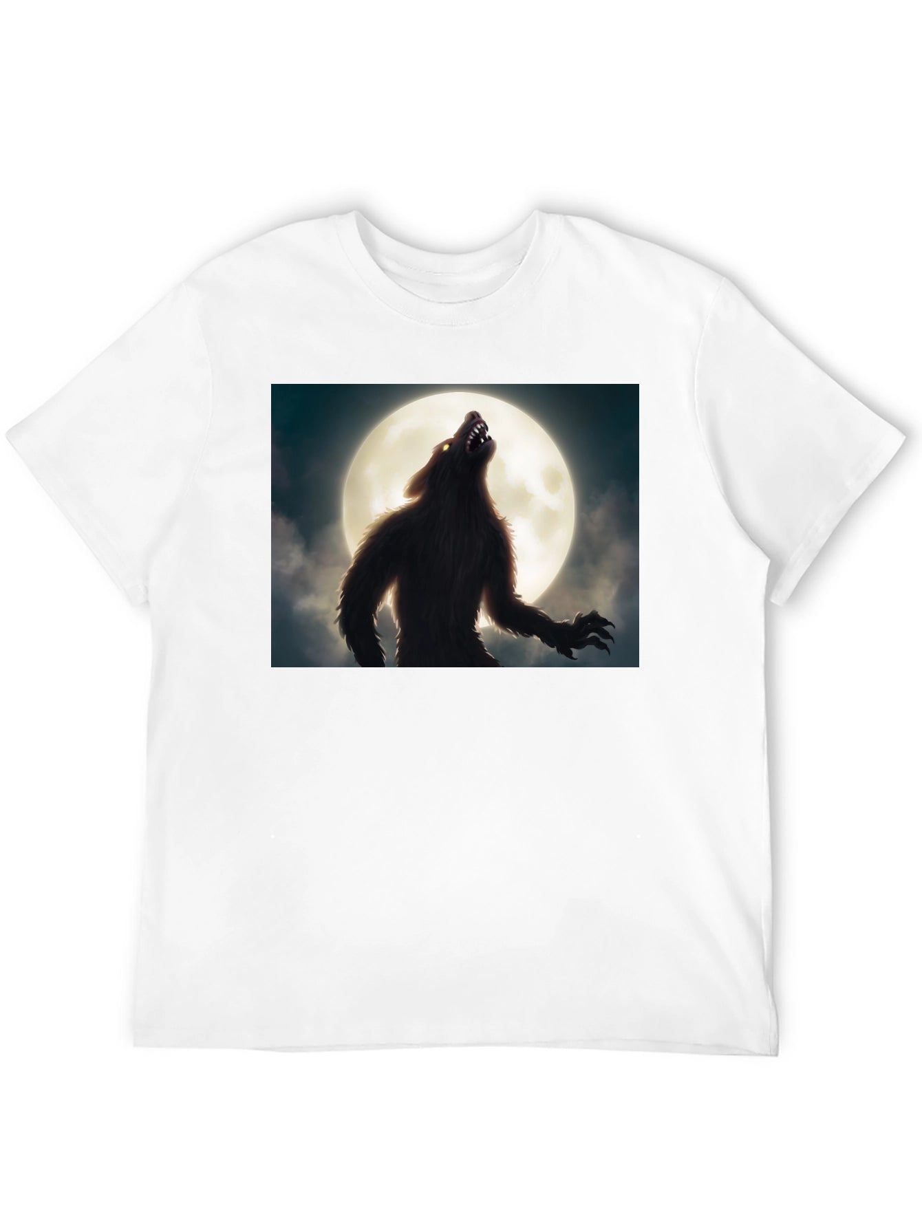 Werewolf Moon Black T-Shirt