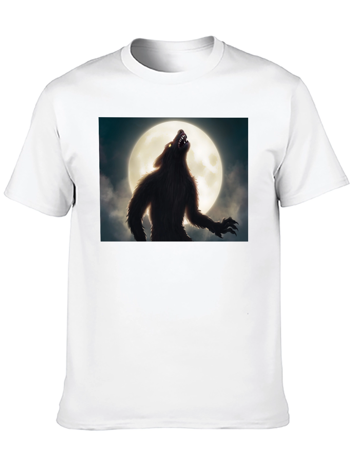 Werewolf Moon Black T-Shirt